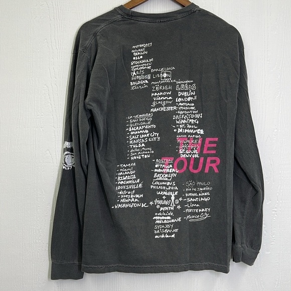 Urban Outfitters - Shawn Mendes Tour Doodle Long Sleeve T Shirt Size Medium - Picture 10 of 11